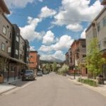 An area of Big Sky, Montana, known for incredible shopping.